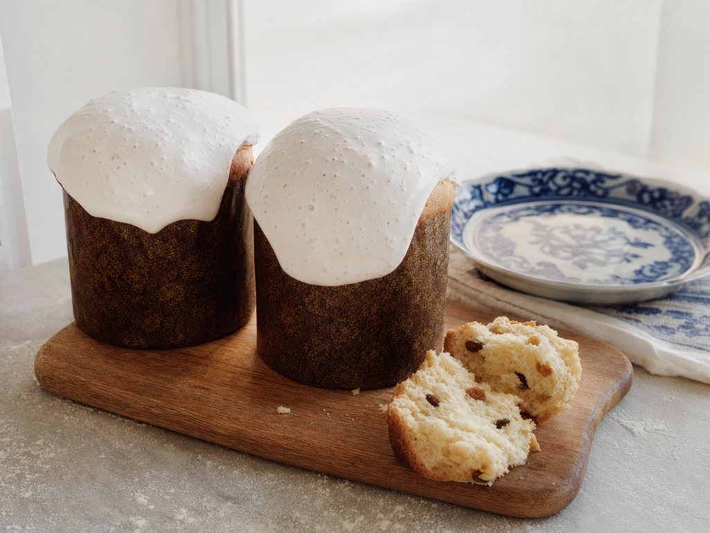 Пасхальный кулич с изюмом — ржаная закваска